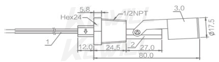 LV-Mini-72 側(cè)裝浮子液位開關(guān)